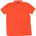 Massimo Dutti Mens Polo Shirt Medium Orange Cotton