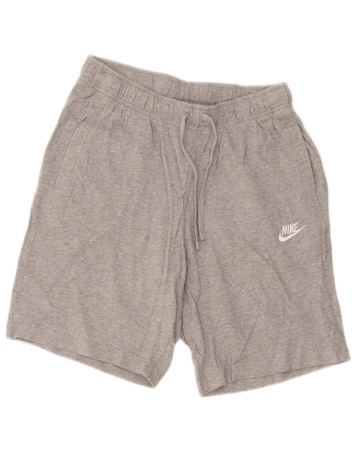 Nike Mens Sport Shorts Small Grey Flecked Cotton