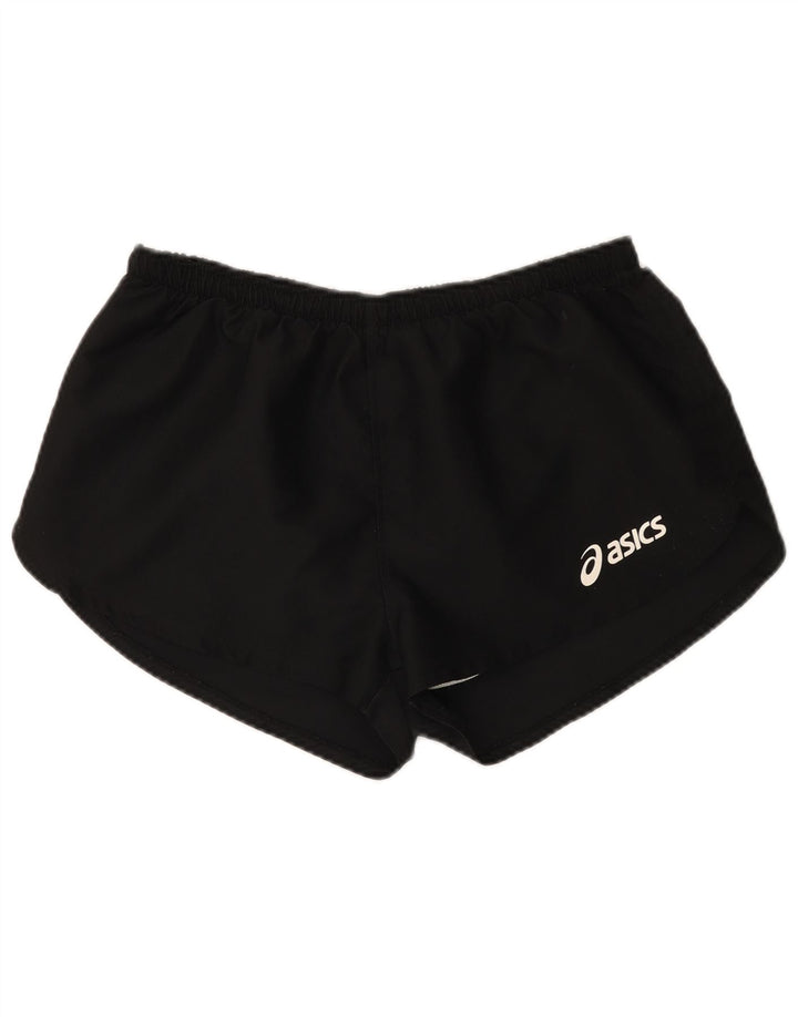 Asics Womens Sport Shorts UK 14 Large Black Polyester
