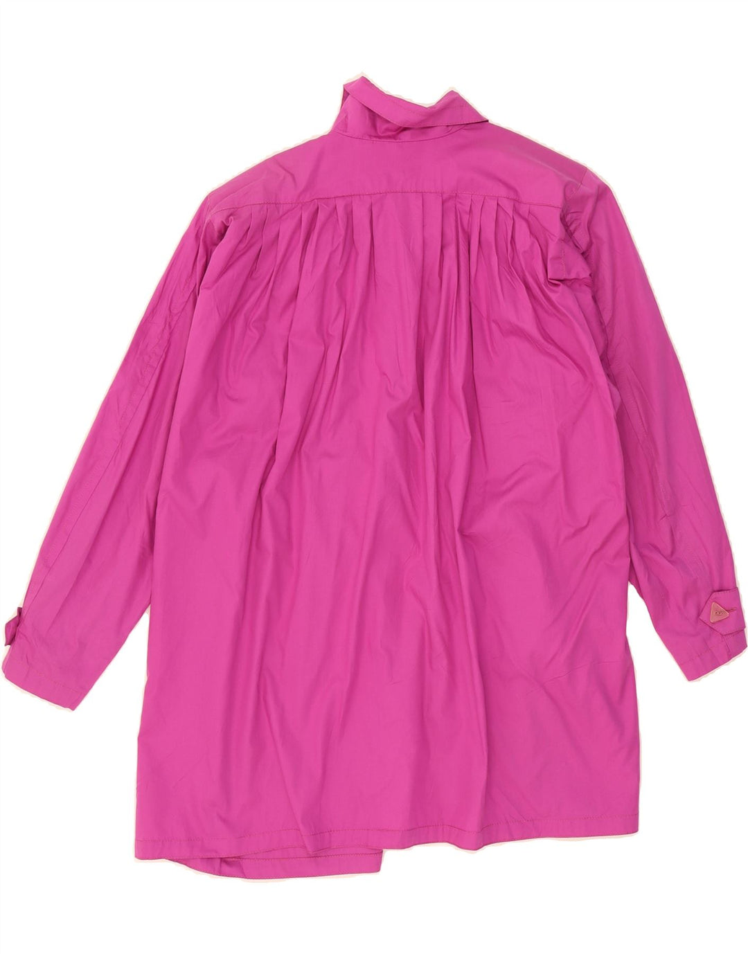 ANNALISA FERRO Womens Oversized Overcoat IT 40 Small Pink Cotton Vintage Annalisa Ferro and Second-Hand Annalisa Ferro from Messina Hembry 