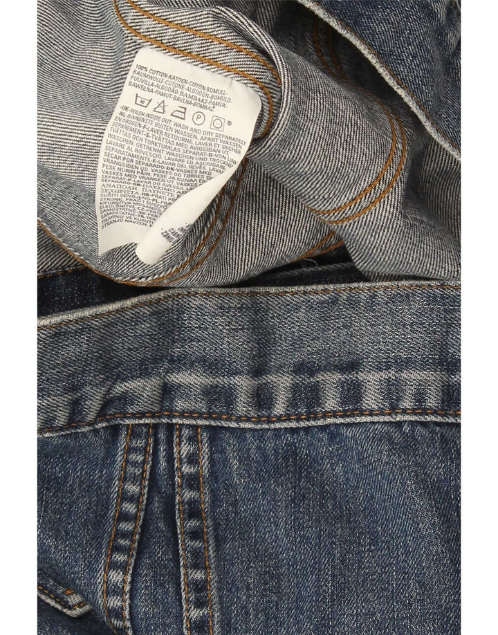 Levi's Womens Denim Jacket UK 14 Large Blue Cotton