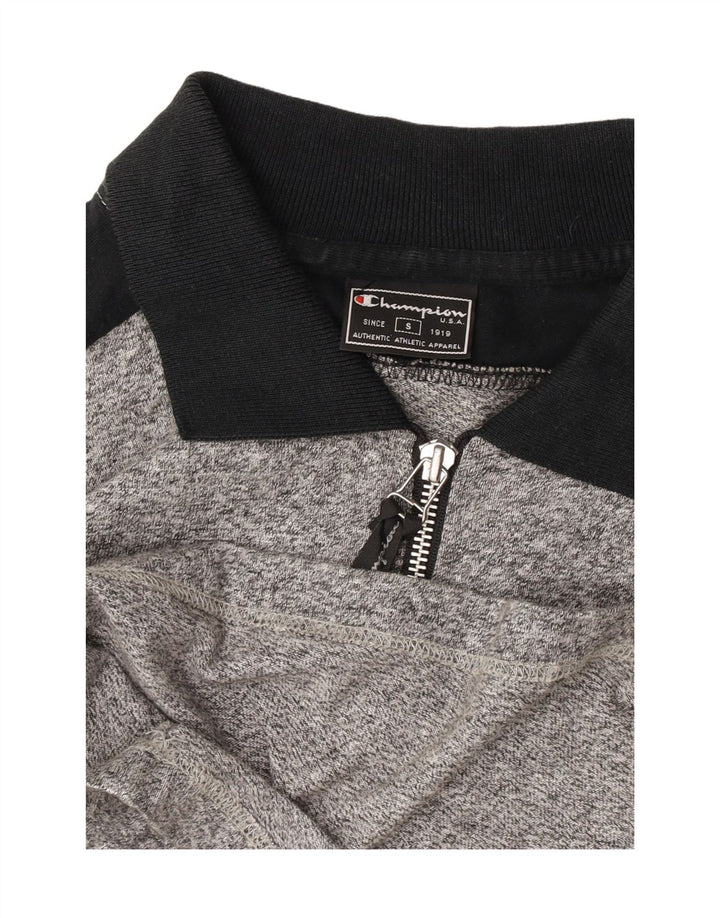 Champion Mens Polo Shirt Small Grey Colourblock