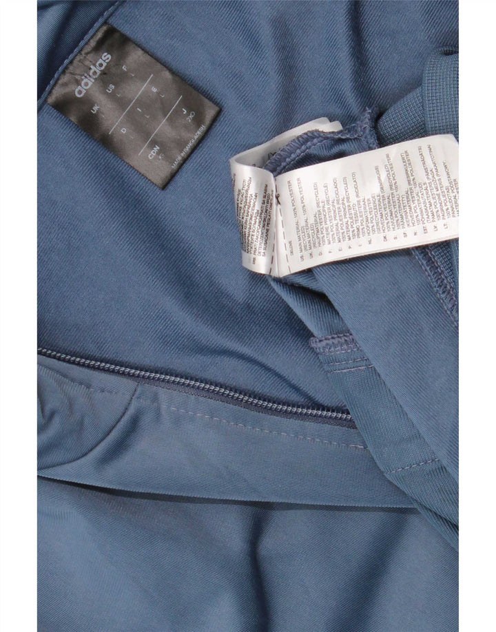 Adidas Mens Graphic Tracksuit Top Jacket Large Blue Colourblock Polyester