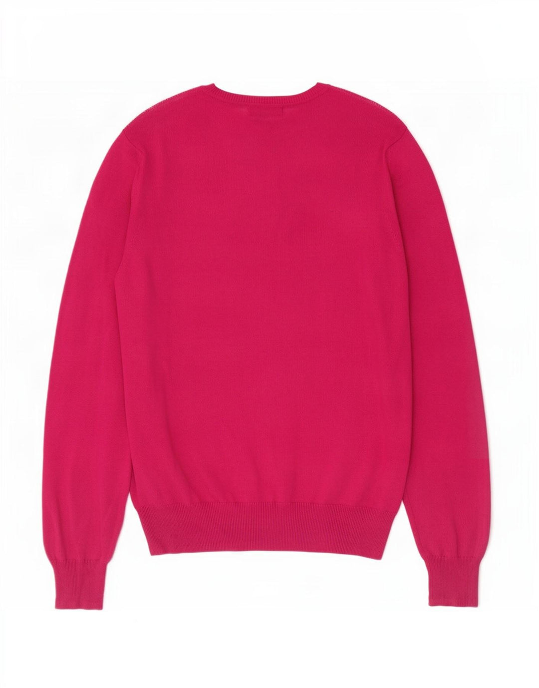 Zara Mens V-Neck Jumper Sweater Medium Pink
