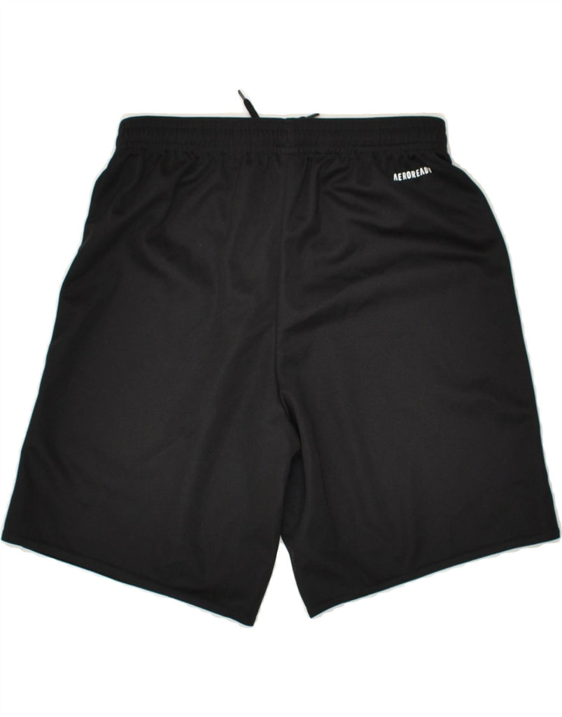 ADIDAS Boys Sport Shorts 11-12 Years Black Polyester | Vintage Adidas | Thrift | Second-Hand Adidas | Used Clothing | Messina Hembry 