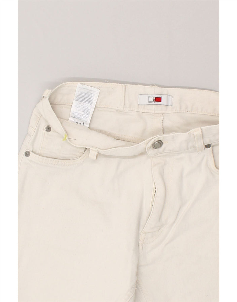 TOMMY HILFIGER Womens Slim Jeans W30 L32 Beige Cotton | Vintage Tommy Hilfiger | Thrift | Second-Hand Tommy Hilfiger | Used Clothing | Messina Hembry 