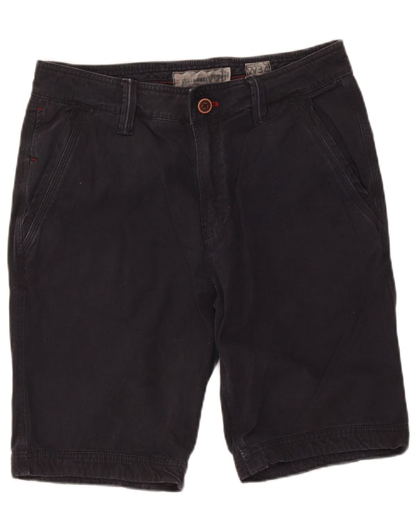 Fat Face Mens Chino Shorts W34 Large Black Cotton