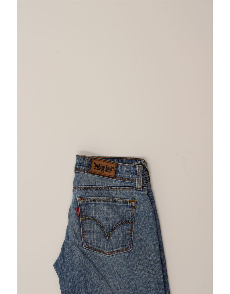 LEVI'S Womens 572 Low Waist Bootcut Jeans W26 L34 Blue Cotton Vintage Levi's and Second-Hand Levi's from Messina Hembry 