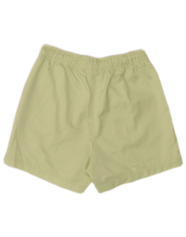 Nike Womens Sport Shorts UK 10 Small Green Polyester