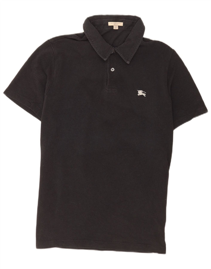 Burberry Mens Polo Shirt Medium Black