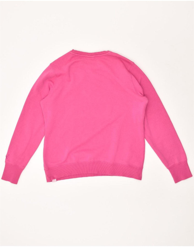 PUMA Womens Graphic Sweatshirt Jumper UK 14 Large Pink Vintage Puma and Second-Hand Puma from Messina Hembry 