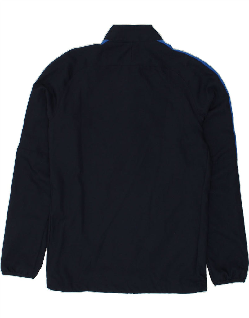 NIKE Mens Dri Fit Graphic Tracksuit Top Jacket Medium Navy Blue | Vintage Nike | Thrift | Second-Hand Nike | Used Clothing | Messina Hembry 
