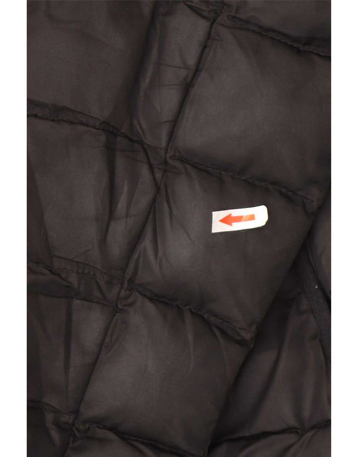 French Connection Mens Hooded Padded Jacket UK 40 Large Black