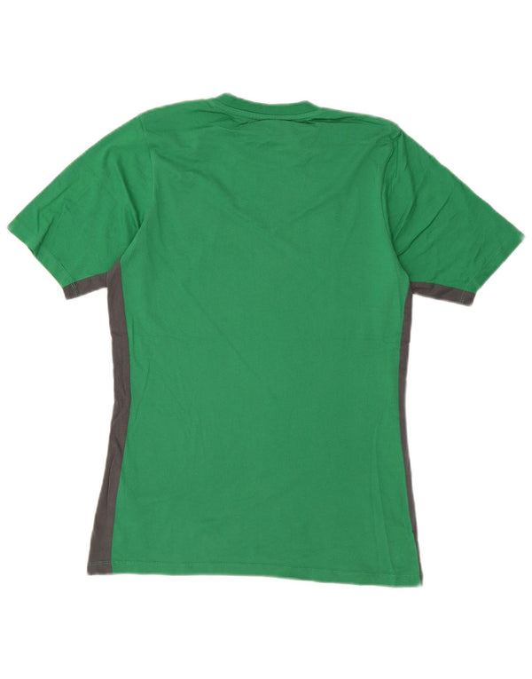 Umbro Mens Ludogorets T-Shirt Top Small Green Colourblock Cotton