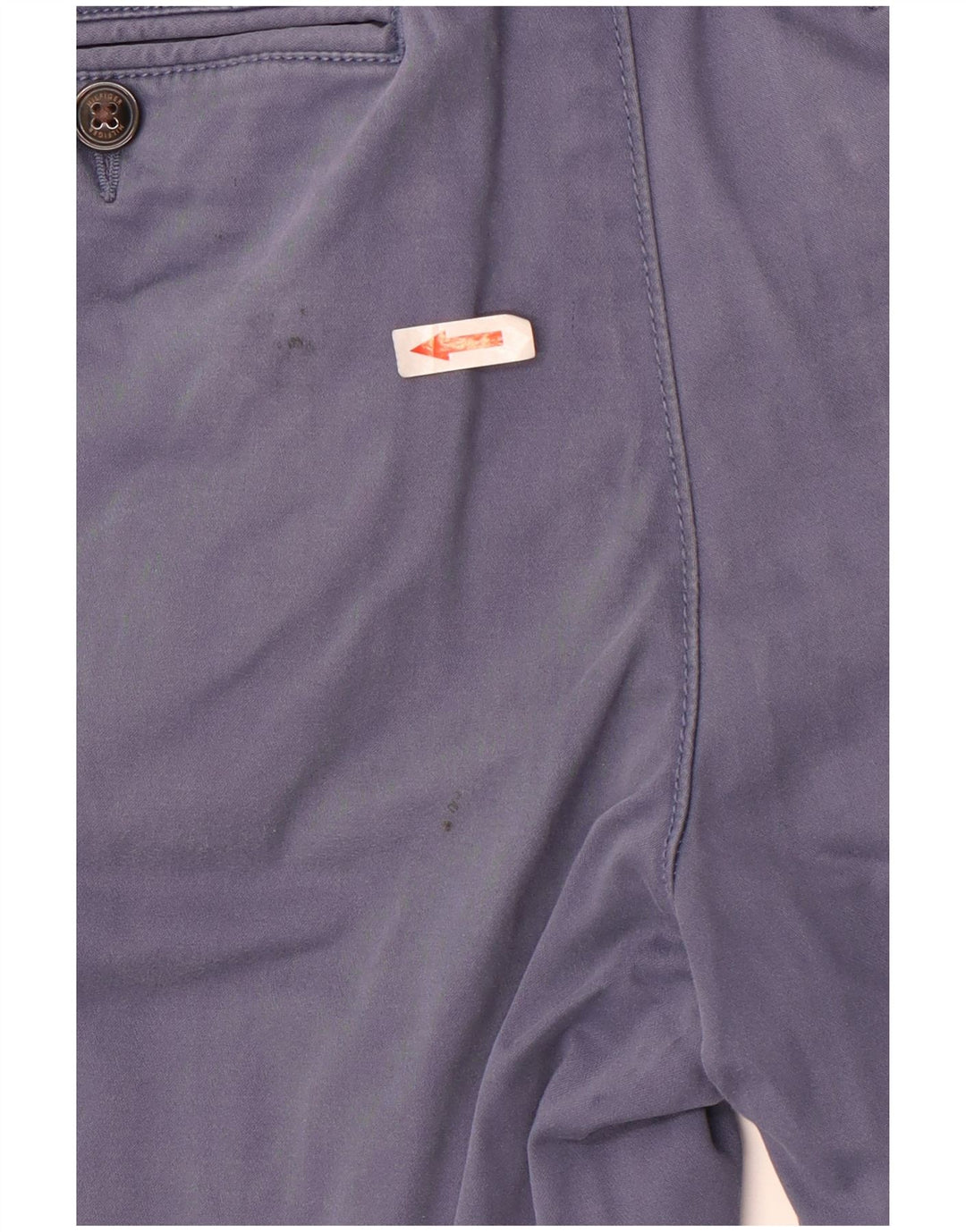 Tommy Hilfiger Mens Chino Shorts W34 Large Blue Cotton