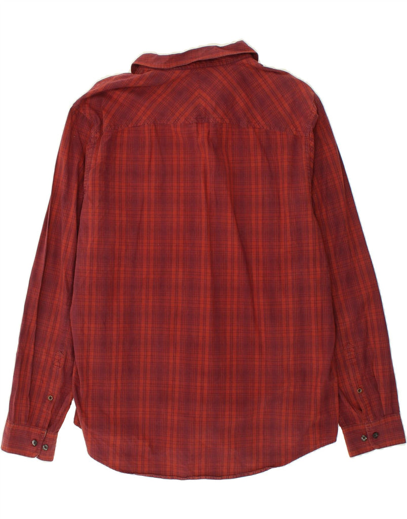 TIMBERLAND Mens Earthkeepers Regular Fit Shirt XL Red Check Cotton | Vintage Timberland | Thrift | Second-Hand Timberland | Used Clothing | Messina Hembry 