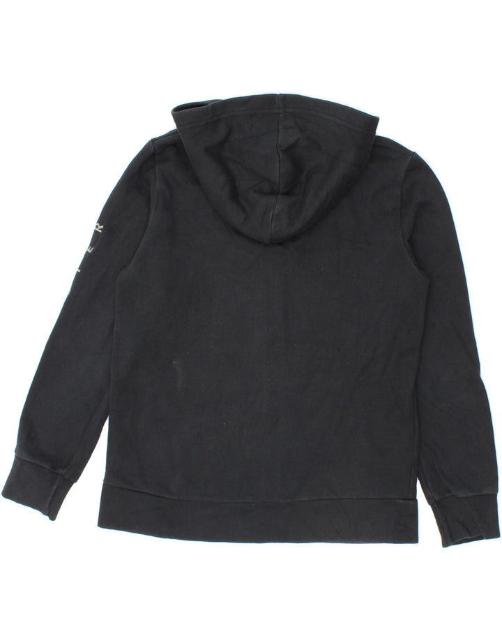 PUMA Boys Graphic Zip Hoodie Sweater 13-14 Years Black Cotton Vintage Puma and Second-Hand Puma from Messina Hembry 