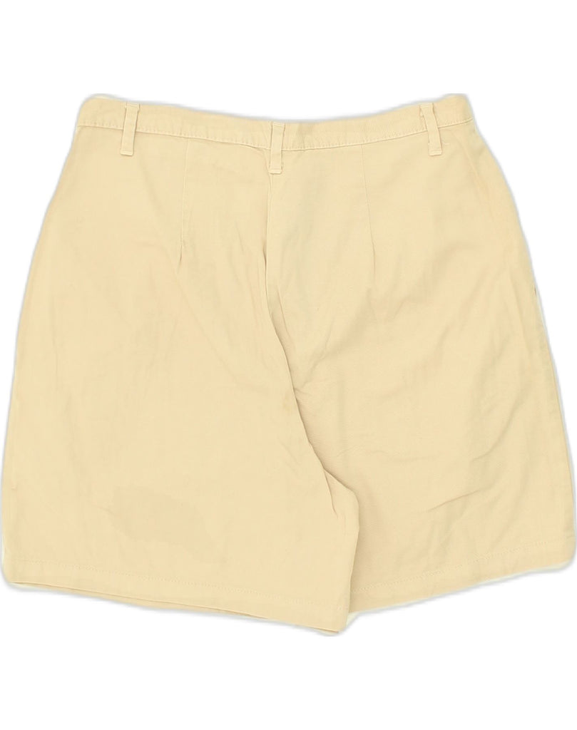 SISLEY Womens High Waist Chino Shorts IT 46 Large W30 Beige Cotton | Vintage Sisley | Thrift | Second-Hand Sisley | Used Clothing | Messina Hembry 