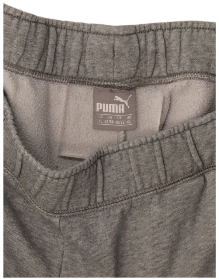 Puma Mens Graphic Tracksuit Trousers Joggers XL Grey