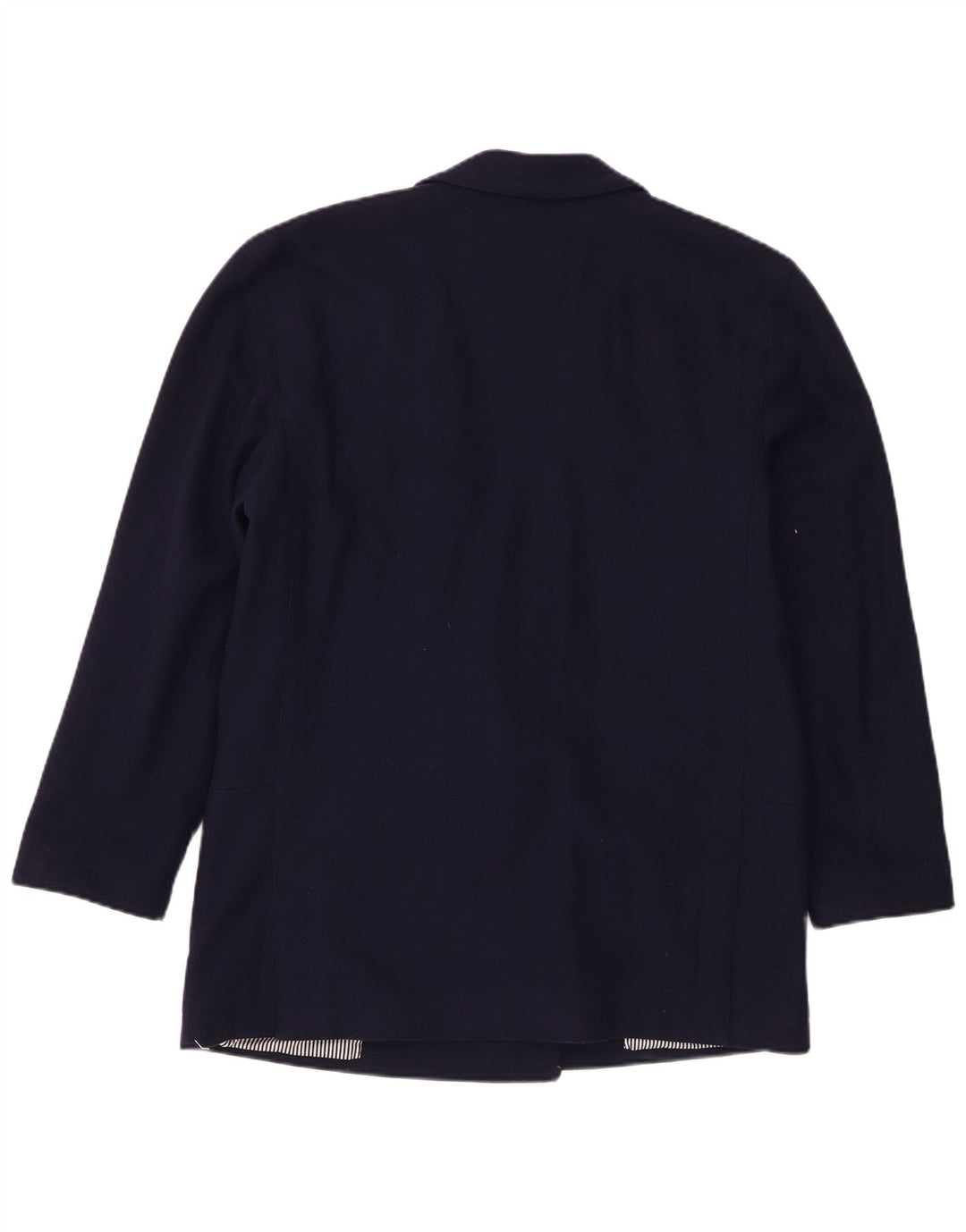 Vintage Womens Double Breasted Blazer Jacket IT 46 Large Navy Blue
