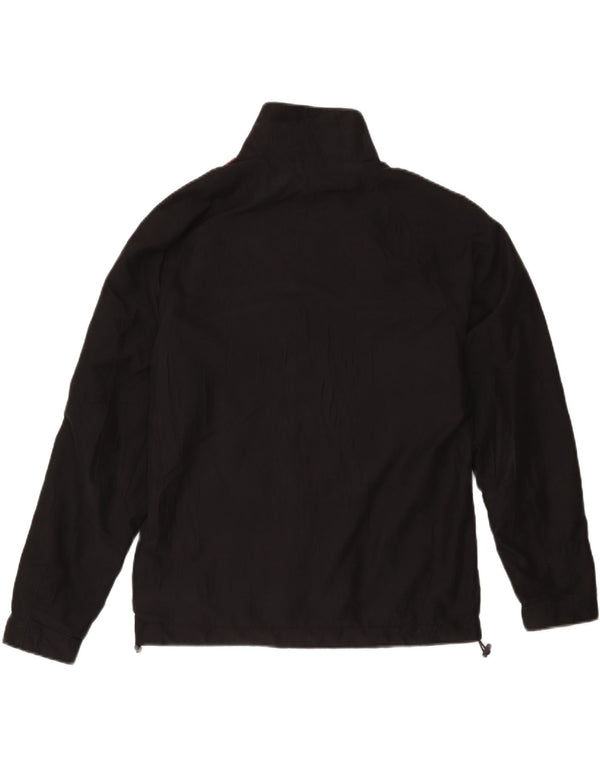 Fila Mens Tracksuit Top Jacket Medium Black Striped Polyester