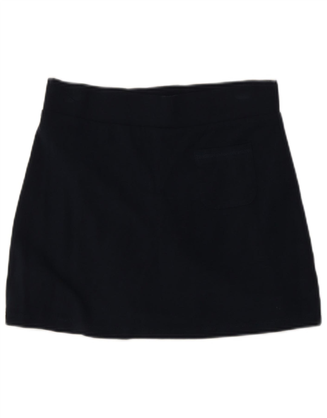 MARKS & SPENCER Girls Skort 11-12 Years Navy Blue Cotton