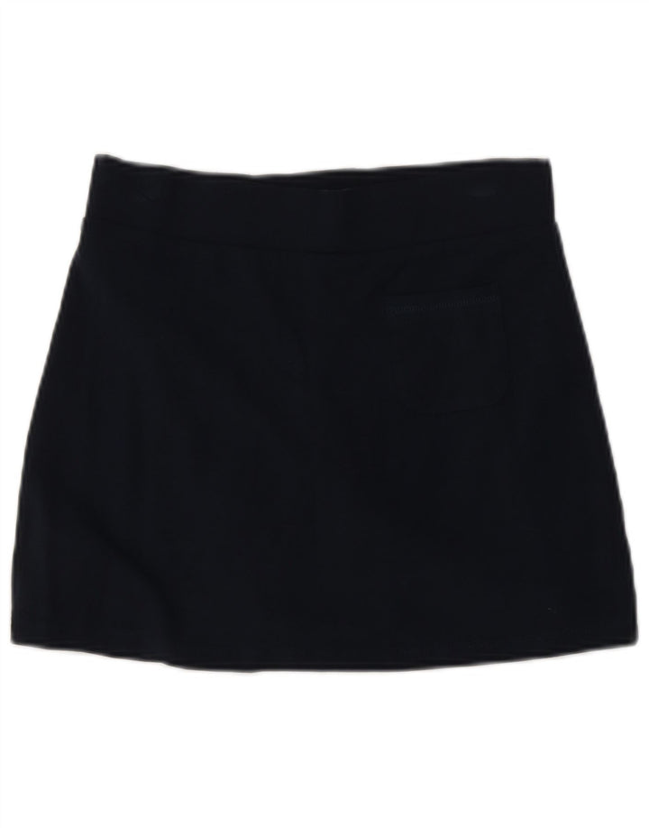 MARKS & SPENCER Girls Skort 11-12 Years Navy Blue Cotton