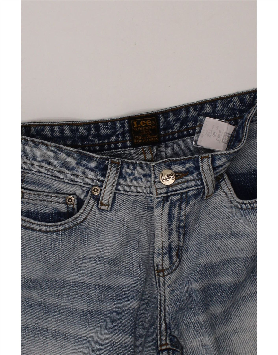 LEE Boys Denim Shorts 11-12 Years W26  Blue Cotton Vintage Lee and Second-Hand Lee from Messina Hembry 