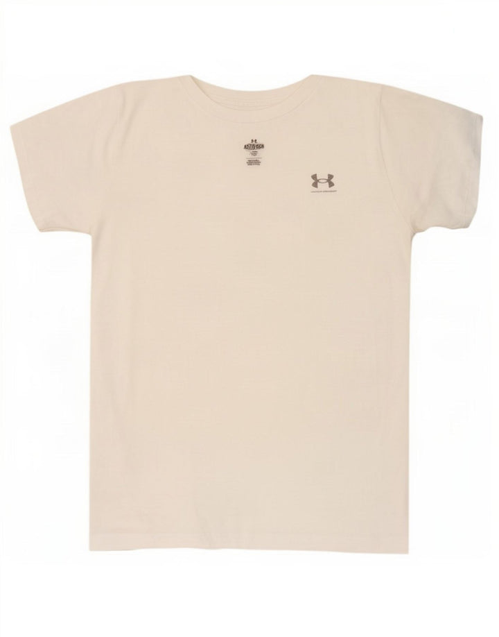 Under Armour Mens T-Shirt Top XS White