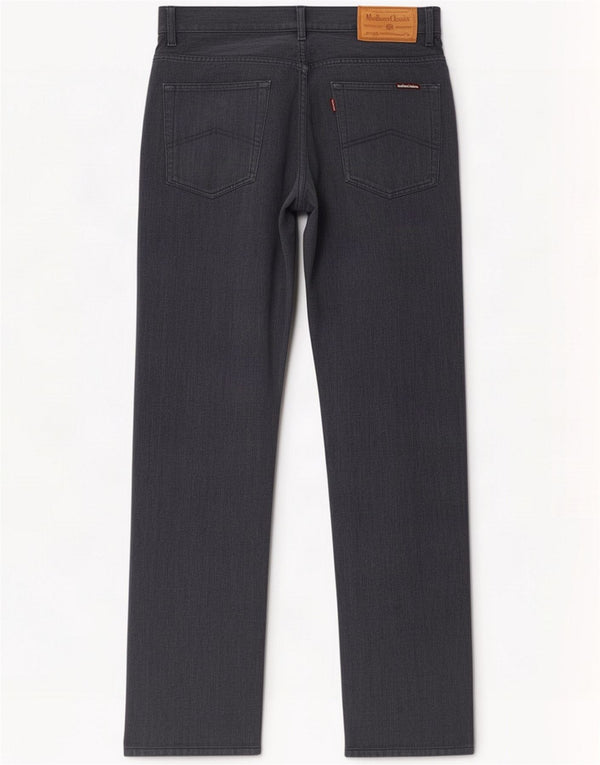 Marlboro Classics Mens Straight Casual Trousers W36 L34 Navy Blue Cotton