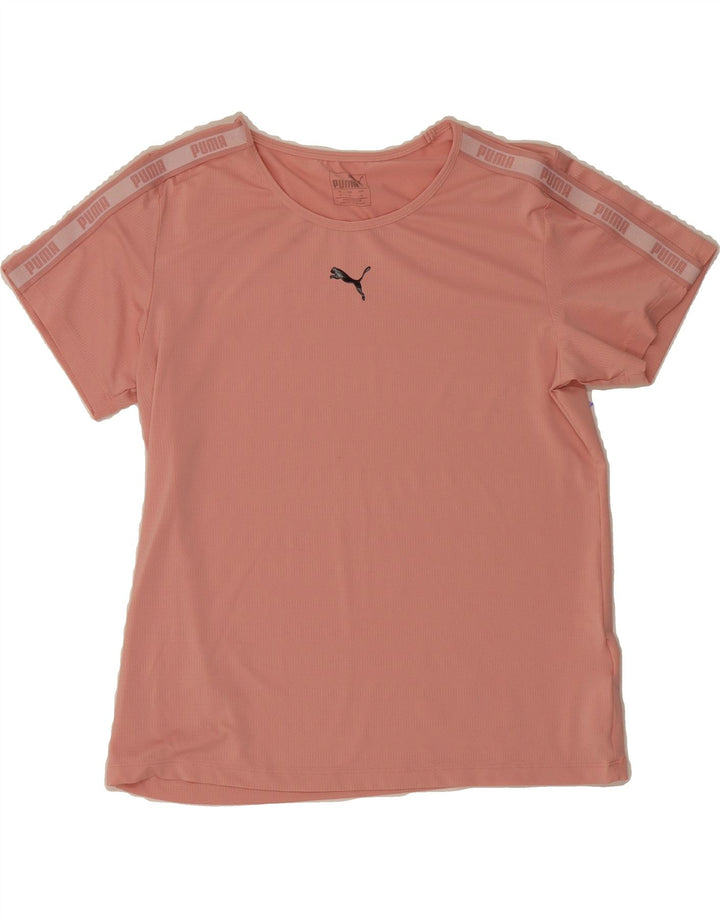 PUMA Womens Oversized T-Shirt Top UK 10 Small Pink Polyester Vintage Puma and Second-Hand Puma from Messina Hembry 