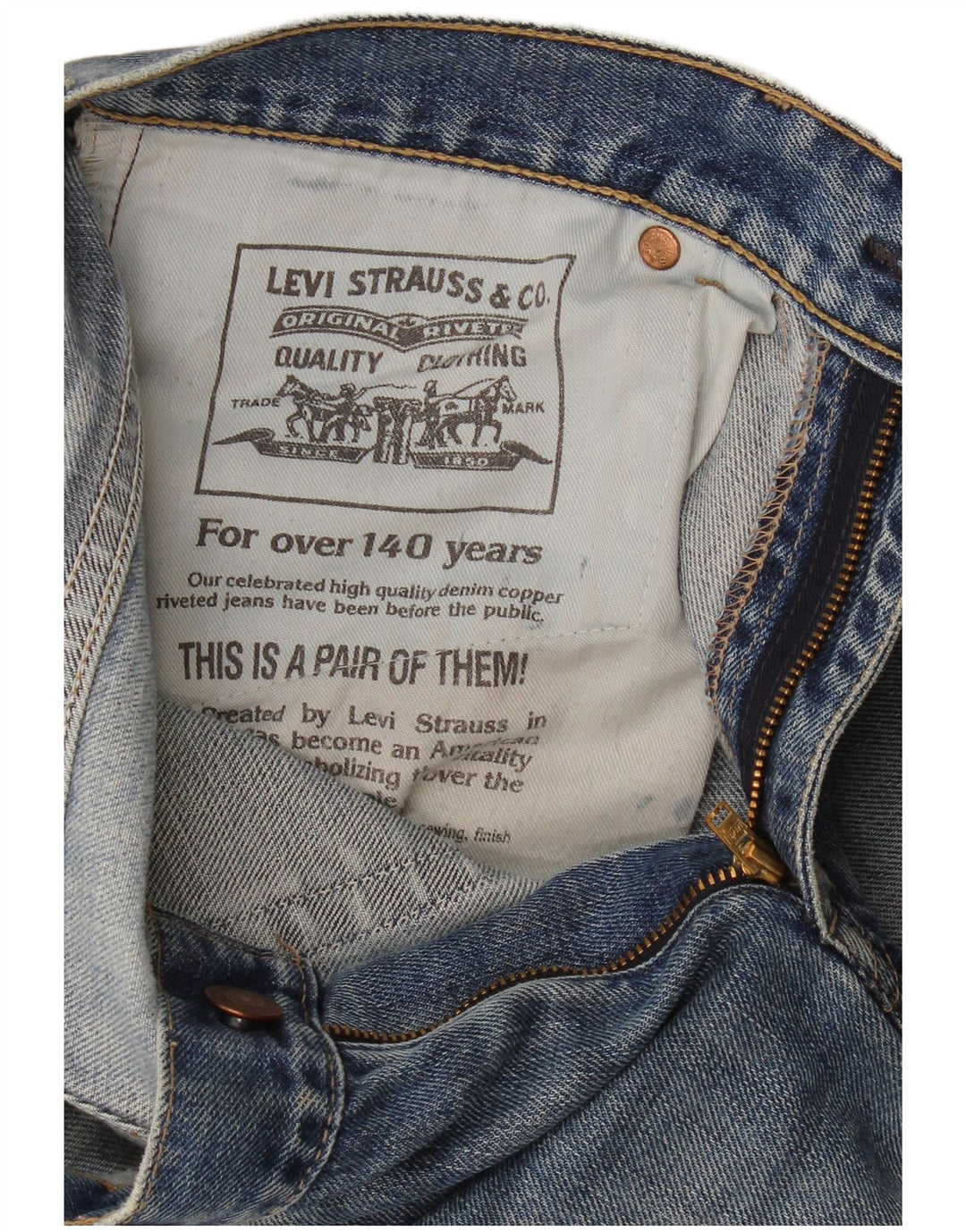 Levi's Mens Denim Shorts W30 Medium Blue