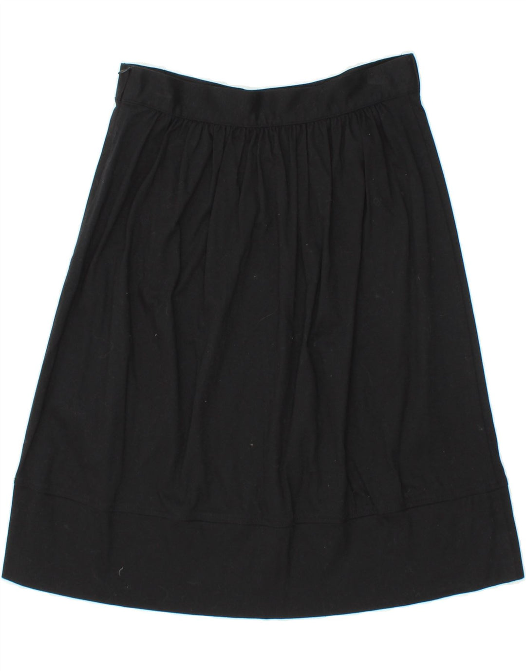 BENETTON Womens A-Line Skirt IT 46 Large W34  Black Cotton Vintage Benetton and Second-Hand Benetton from Messina Hembry 