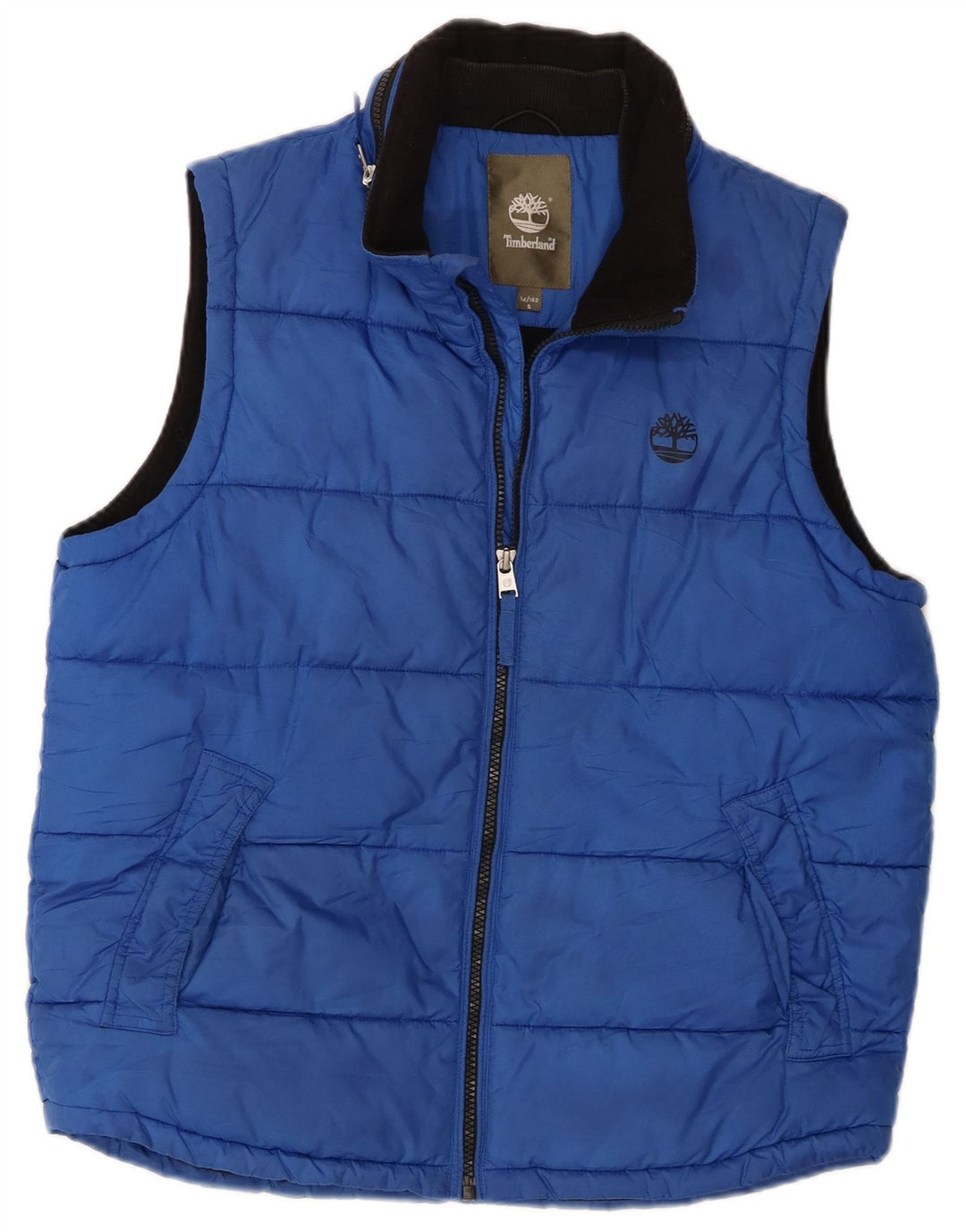 Timberland Boys Padded Gilet 13-14 Years Small  Blue Polyester