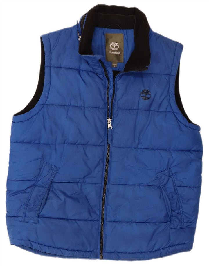 Timberland Boys Padded Gilet 13-14 Years Small  Blue Polyester