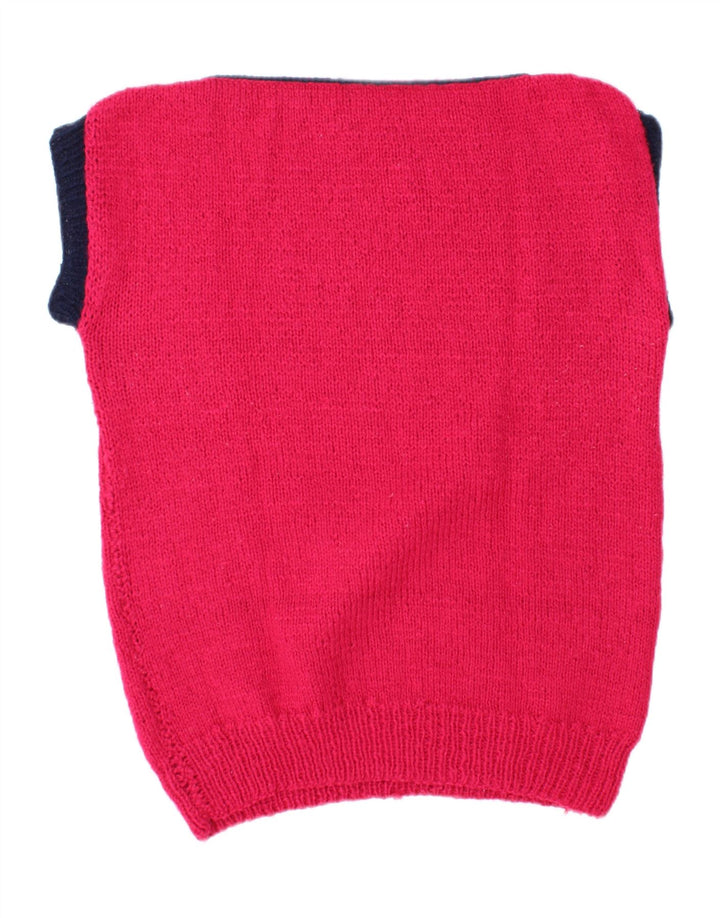 VINTAGE Womens Vest Tank Top UK 16 Large Pink Vintage Vintage and Second-Hand Vintage from Messina Hembry 