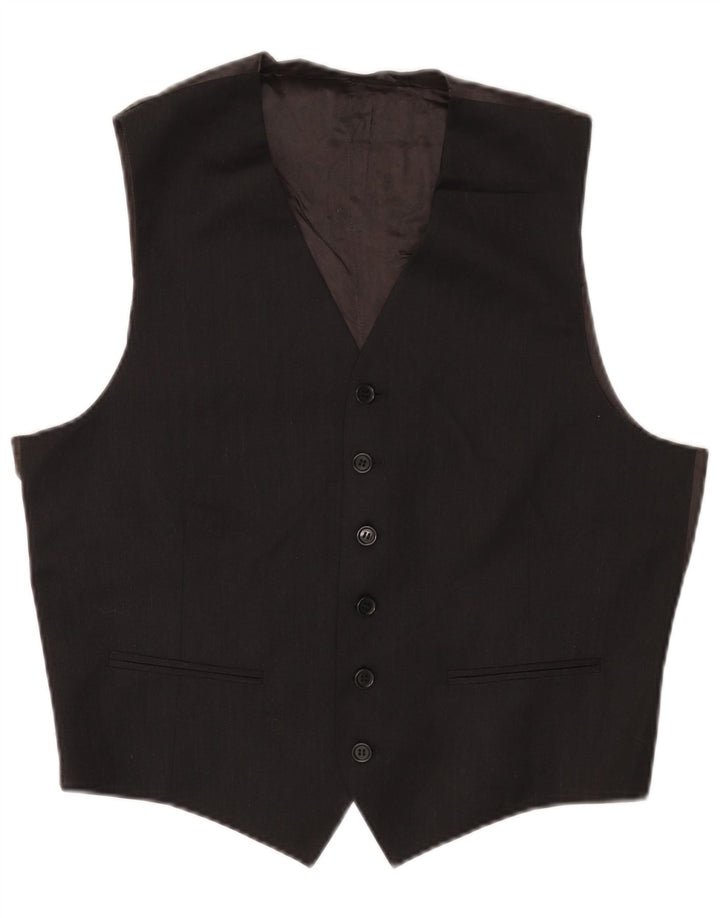 Vintage Mens Waistcoat Medium Grey