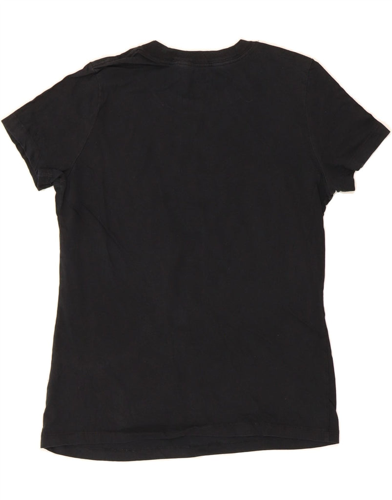 NIKE Womens Graphic T-Shirt Top UK 10 Small Black Cotton Vintage Nike and Second-Hand Nike from Messina Hembry 