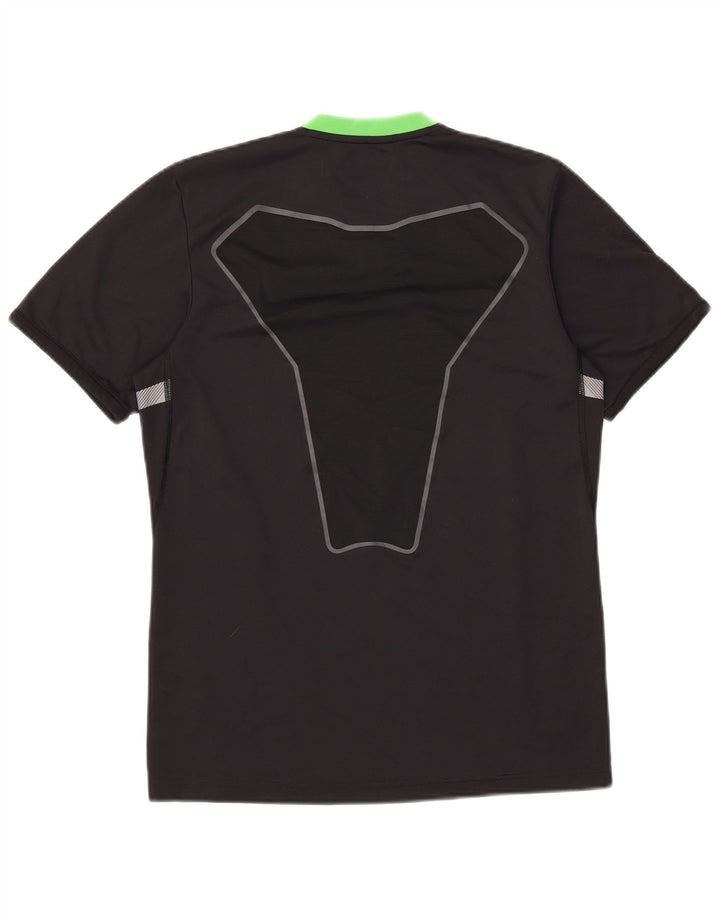 Adidas Mens Climacool T-Shirt Top Small Black Colourblock