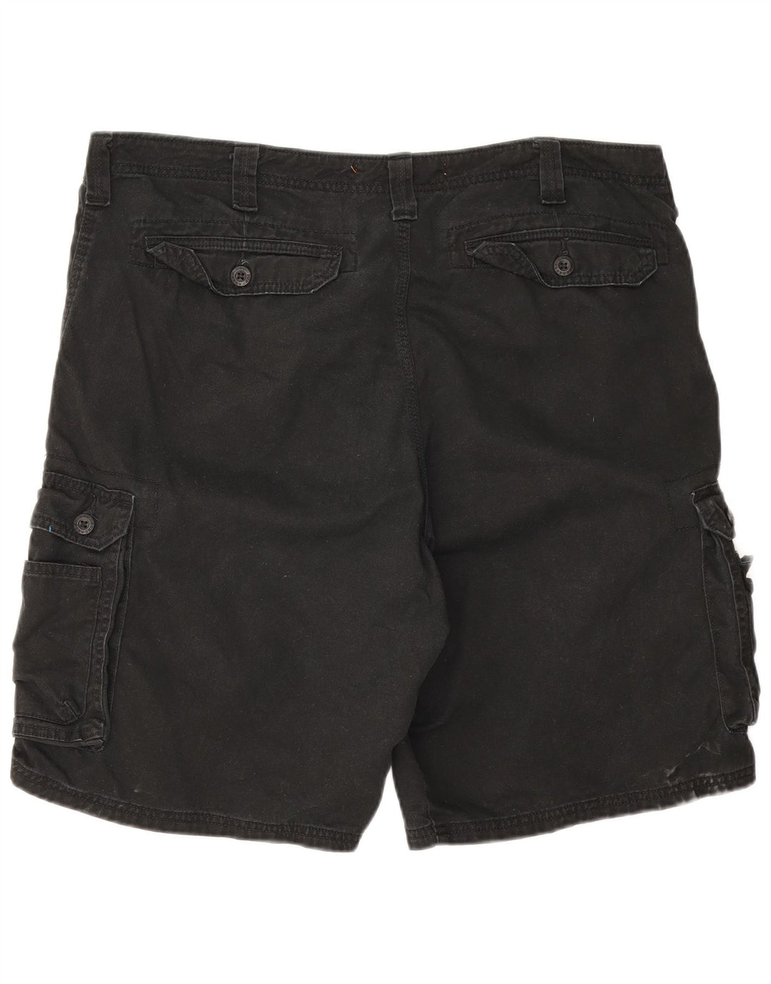 Lee Mens Dungarees Cargo Shorts W38 XL Black Cotton