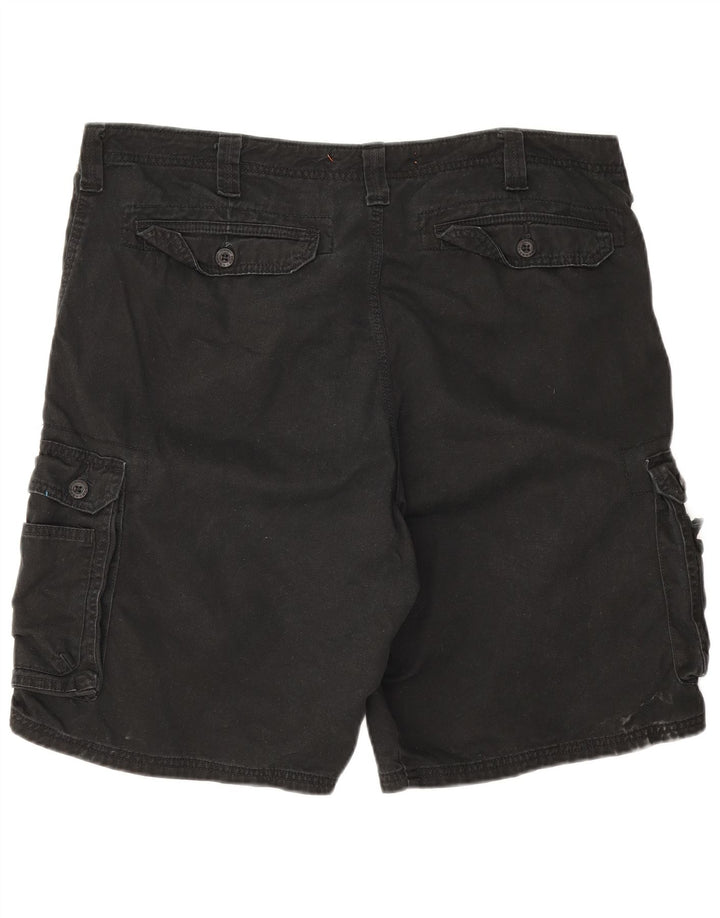 Lee Mens Dungarees Cargo Shorts W38 XL Black Cotton