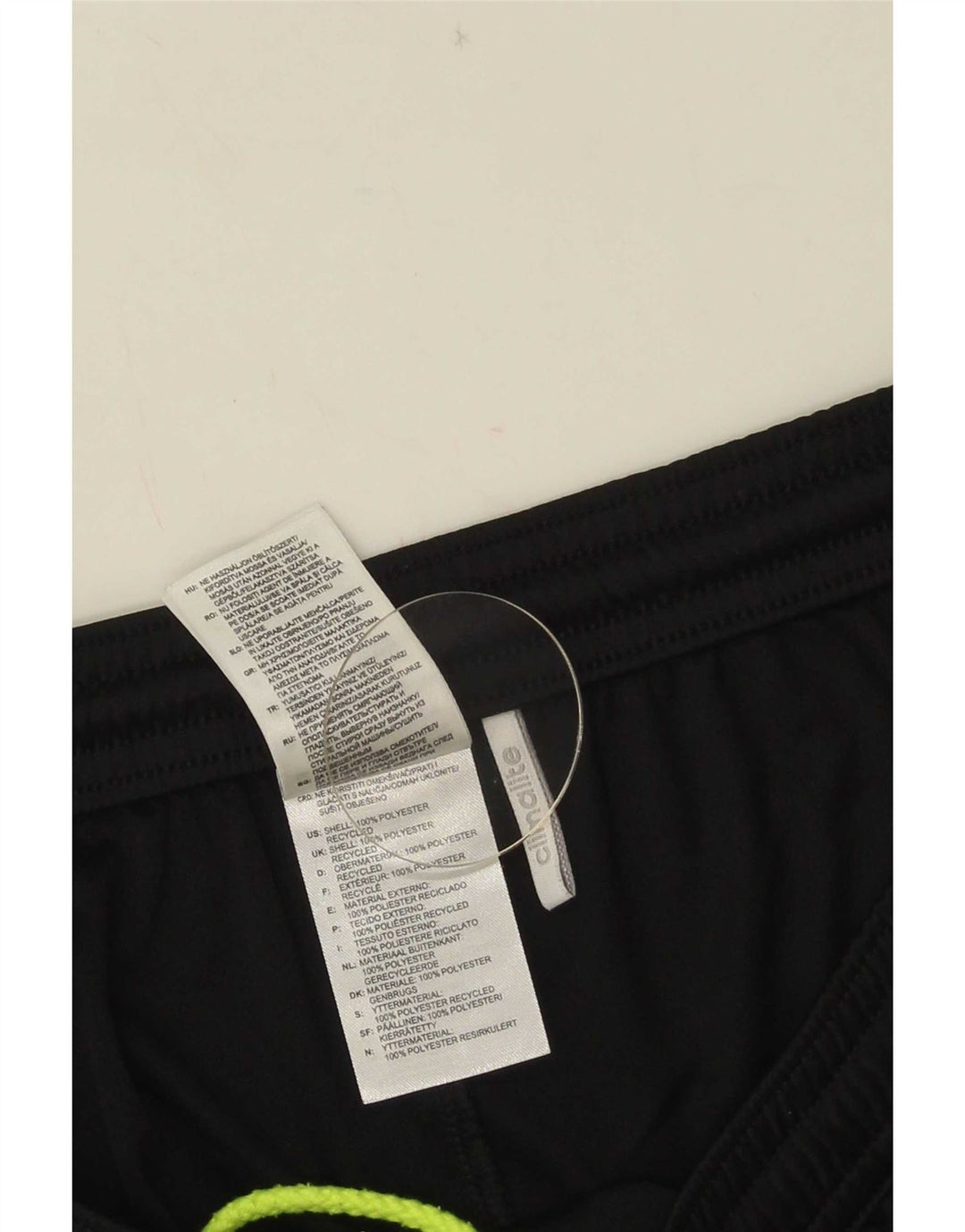 Adidas Mens Climalite Sport Shorts Large Black Colourblock Polyester