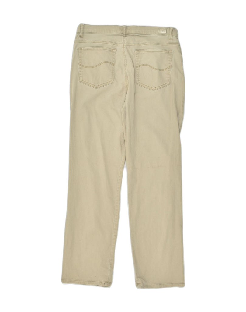 LEE Mens Straight Casual Trousers W32 L29 Beige Cotton | Vintage Lee | Thrift | Second-Hand Lee | Used Clothing | Messina Hembry 