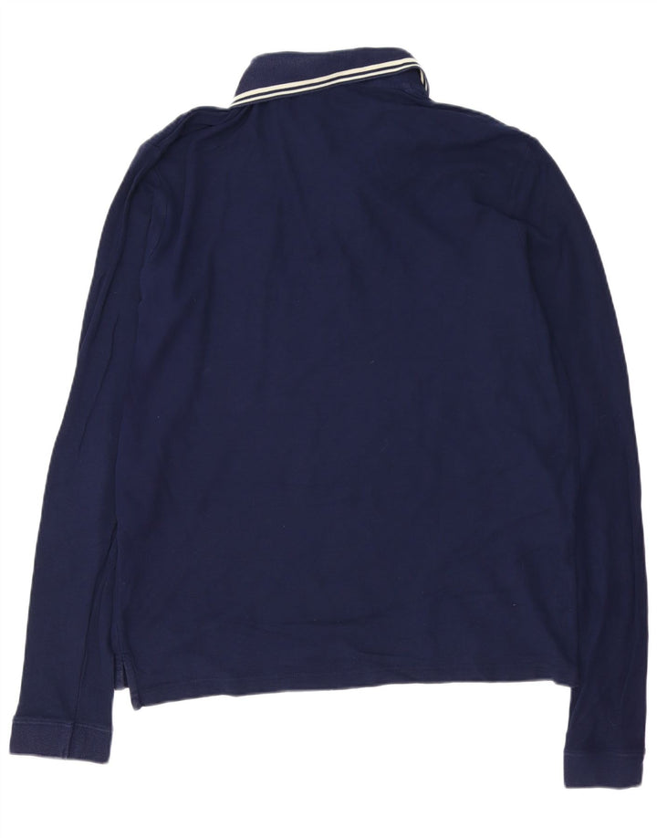 GOOD YEAR Mens Long Sleeve Polo Shirt 2XL Navy Blue