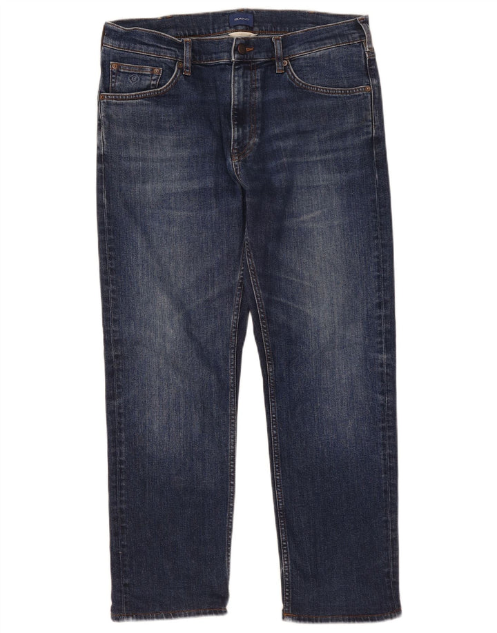 Gant Mens Straight Jeans W34 L30 Blue