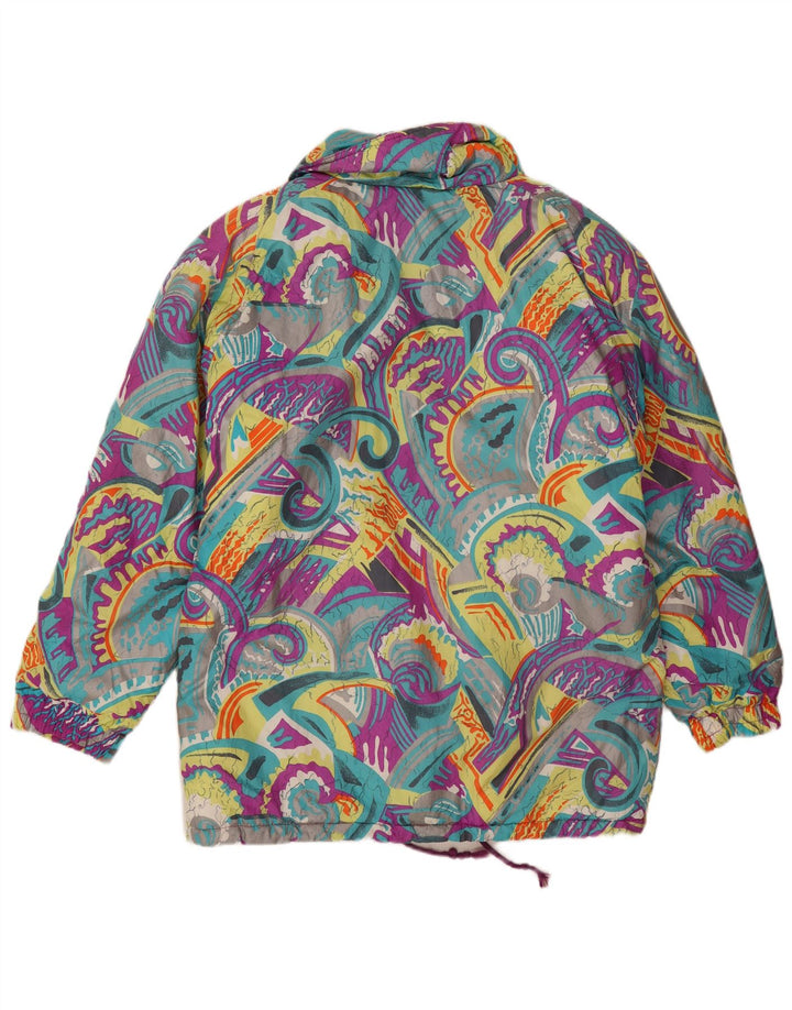 Dolomiten Womens Padded Jacket EU 42 Large Multicoloured Geometric