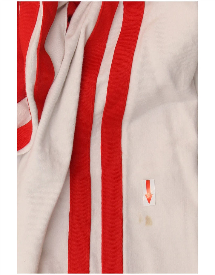 Lotto Mens Tracksuit Top Jacket Large Red Colourblock Cotton