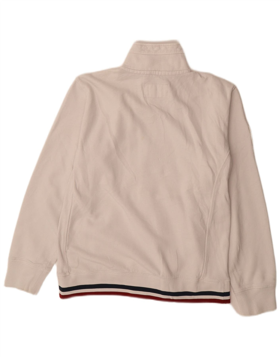 Champion Mens Graphic Tracksuit Top Jacket XL White Striped Cotton