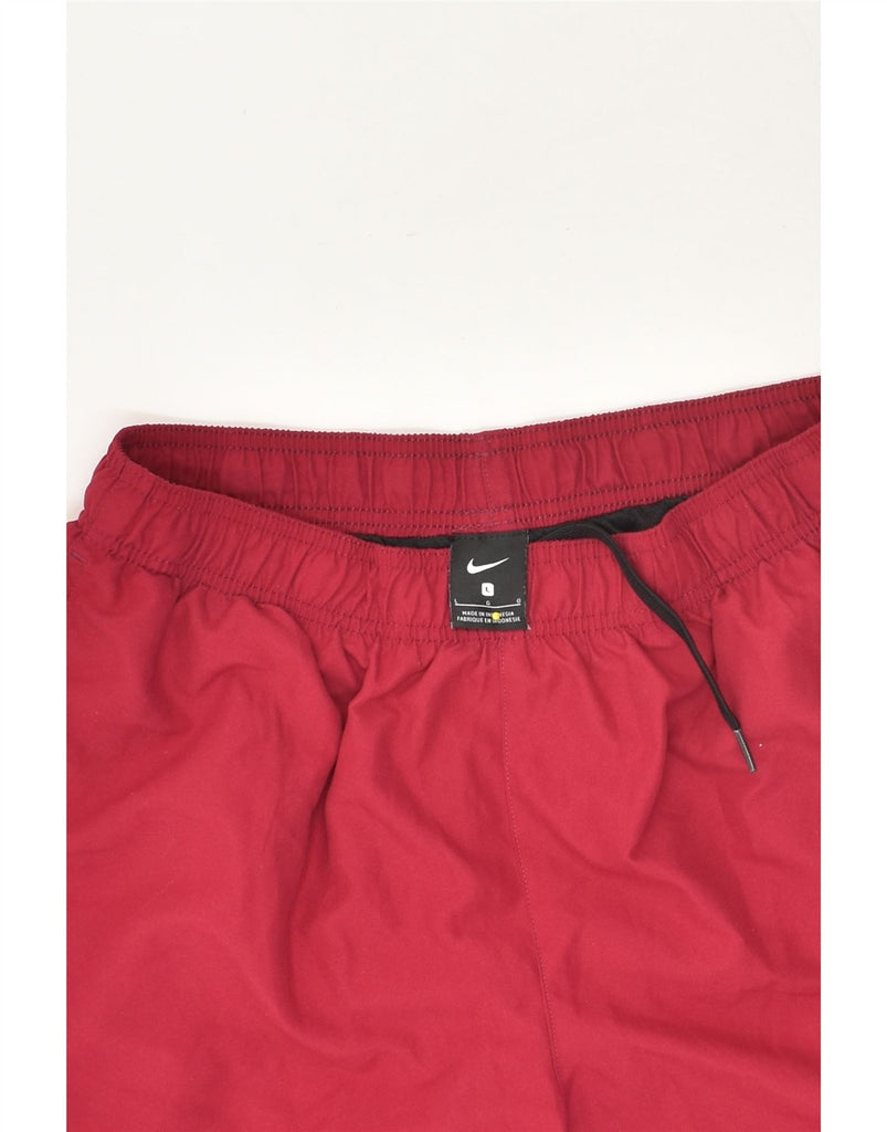 NIKE Mens Sport Shorts Large Red Polyester | Vintage Nike | Thrift | Second-Hand Nike | Used Clothing | Messina Hembry 