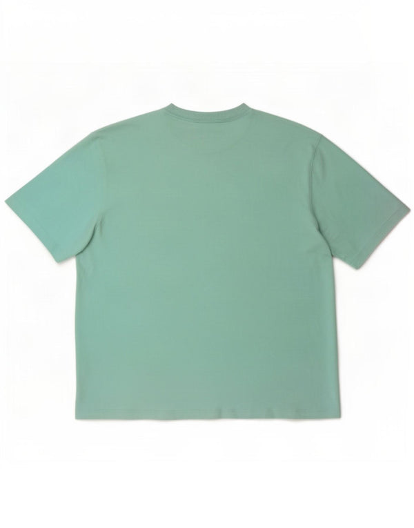 Adidas Womens Oversized T-Shirt Top UK 12/14 Medium Turquoise Cotton
